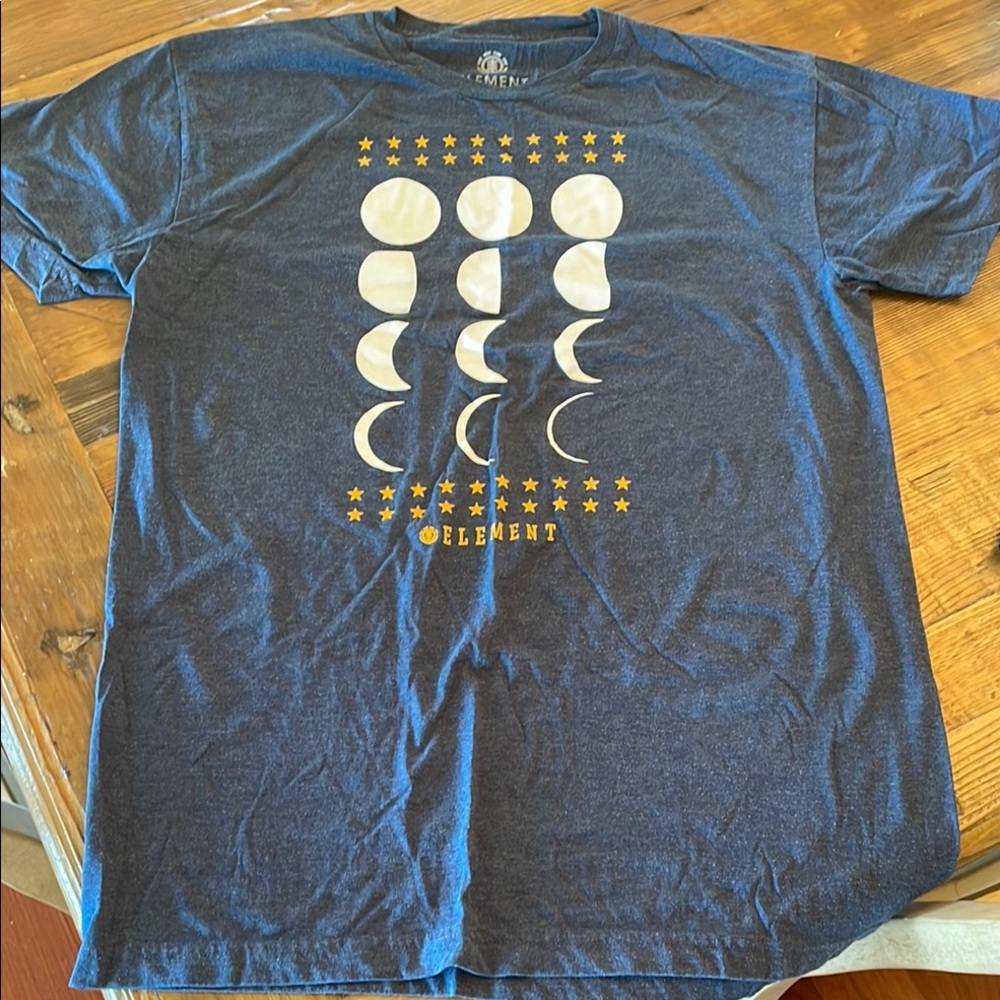 Element Blue Short Sleeve Moon Phase Tee